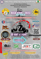 RUSH HOUR 2K23 SEASON 2 National Level Karting Championship Poster