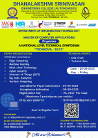 TECHNOVA 2K23 National Level Technical Symposium Poster