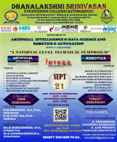 INTRAA 2K23 National Level Technical Symposium Poster
