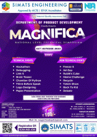 MAGNIFA 2023 National Level Technical Symposium Poster