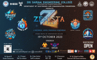 ZENISTA 2K23 Technical Festival Poster