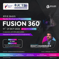 5 Days Virtual Faculty Development Program on Software tools in Civil Engineering 2023 Faculty Development Program Poster
