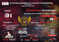 Technival 2k23 Paper presentation Paper Presentation Competition  Poster