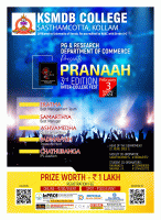 Pranaah 2024 Commerce Fest Poster