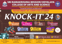 Knock-IT' 24 National Level Technical Symposium Poster