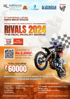 RIVALS 2024 Mini Bike Race Poster