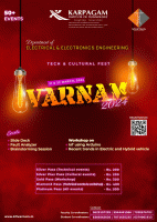 Varnan 2024 - EEE Tech and Cultural Fest Poster