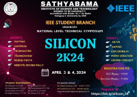 Silicon 2k24 National Level Technical Symposium Poster