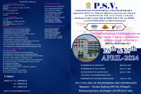 International Conference on New Trends in Science, Engineering, Technology and Management 2024 International Conference Poster