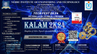 KALAM 2K24 National Level Technical Symposium Poster