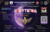 E-BYTE '24 National Level Technical Symposium Poster