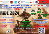 RIDE 2024 Mini Bike Design, Fabrication and Racing Contest Poster