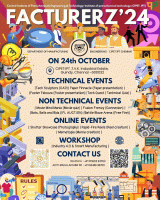 FACTURERZ '24 National Level Technical Symposium Poster