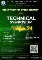 TECHFINIX'24 Technical Symposium Poster