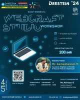 WEBCRAFT STUDIO 2024 Web Development Workshop Poster