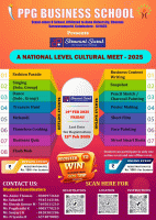 Siruvani saral 2025 Cultural Fest Poster