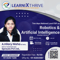 Two Days National Level FDP on Robotics and Artificial Intelligence 2025 Faculty Development Program Poster