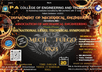 MECH FUEGO 2K25 Technical Symposium Poster