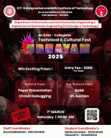 Udhayam 2025 Technical Symposium Poster