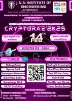 CRYPTORAE 2K25 Technical Symposium Poster