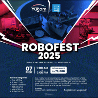 Robo Fest 2025 Technical Event Poster