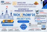 TechXplore'25 Project Expo Poster