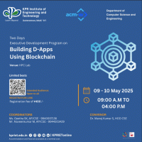 Executive Development Program (EDP) on "Building DApps using Blockchain" 2025
