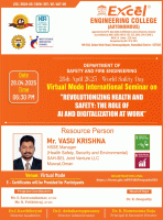 International Seminar on  World Safety Day  Revolutionizing Health and Safety: The Role of AI and Digitalization at Work 2025