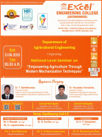 National Level Seminar on Empowering Agriculture Through Modern Mechanization Techniques 2025