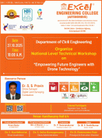 National Level Technical Workshop on Empowering Future Engineers with Drone Technology 2025
