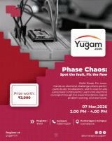 PHASE CHAOST - YUGAM 2026 Technical Event Poster