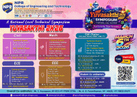 YUVASAKTHI 2K26 Technical Symposium Poster