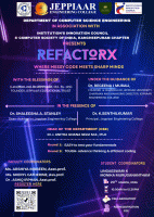 RefactorX 2026 Coding Contest Poster