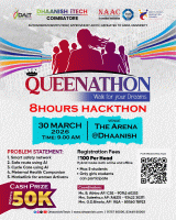 Queenathon 2026 Hackathon Poster