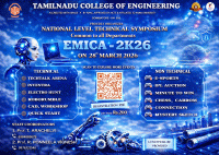 EMICA'2k26 Technical Symposium Poster