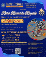 Robo Ruble Royale 2026 Robotics Competition Poster