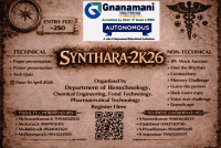 Synthara 2026 Technical Symposium Poster