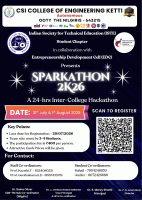 SPARKATHON 2K26 Hackathon Poster