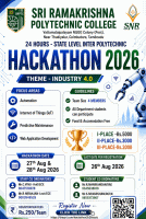 Hackathon 2026 State Level Inter Polytechnic Hackathon Poster