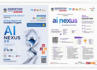 AI NEXUS 2.O 24 Hours National Level Hackathon Poster