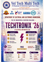 TECHTRONIX 2026 Technical Fest Poster