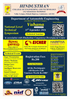 VAHANA V9 Automobile Engineering Symposium Poster