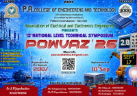 POWVAZ 2K26 - 2.0 Electrical and Electronics Engineering Symposium Poster