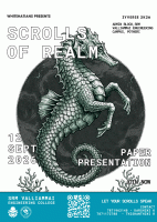 Scrolls of the Realm 2026 Paper Presentation Competition Poster