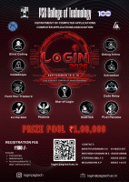 LOGIN - 2026 National Level Technical Symposium Poster