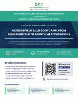 Generative AI & LLM Bootcamp: from Fundamentals to Agentic AI applications 2026 Training Program Poster