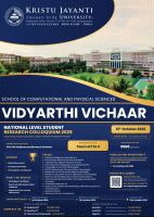 Vidyarthi Vichaar 2026 National Level Student Research Colloquium Poster