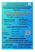 TECHTRONIX 2K24 Technical Symposium Poster