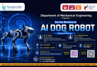 One-day workshop on AI DOG ROBOT 2026 Workshop Poster