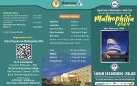 Mathophilia 2024 Intercollegiate Mathematics Contest Poster